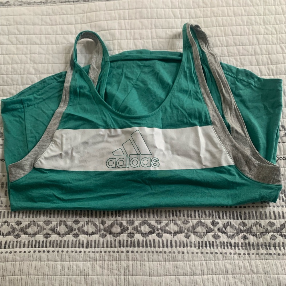 Adidas workout tank! Like new!